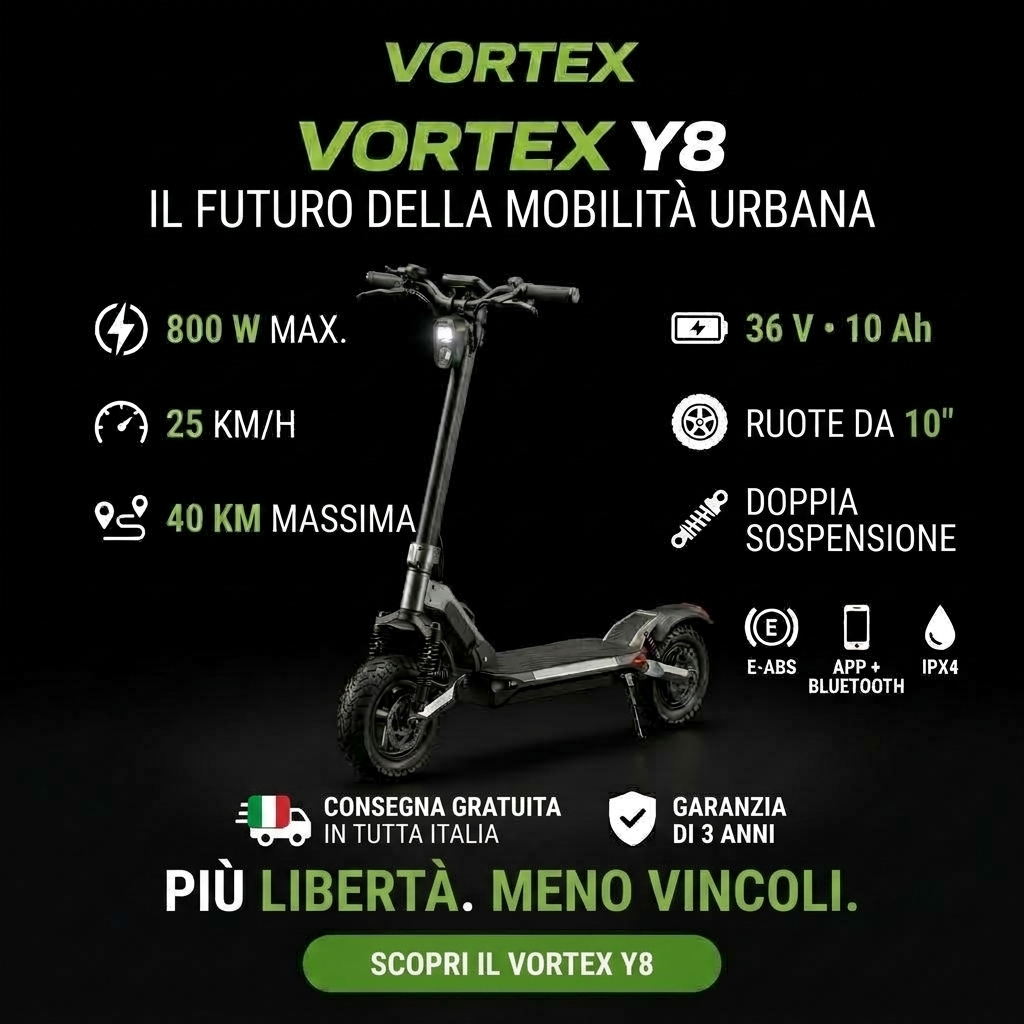 Specifiche tecniche VORTEX Y8