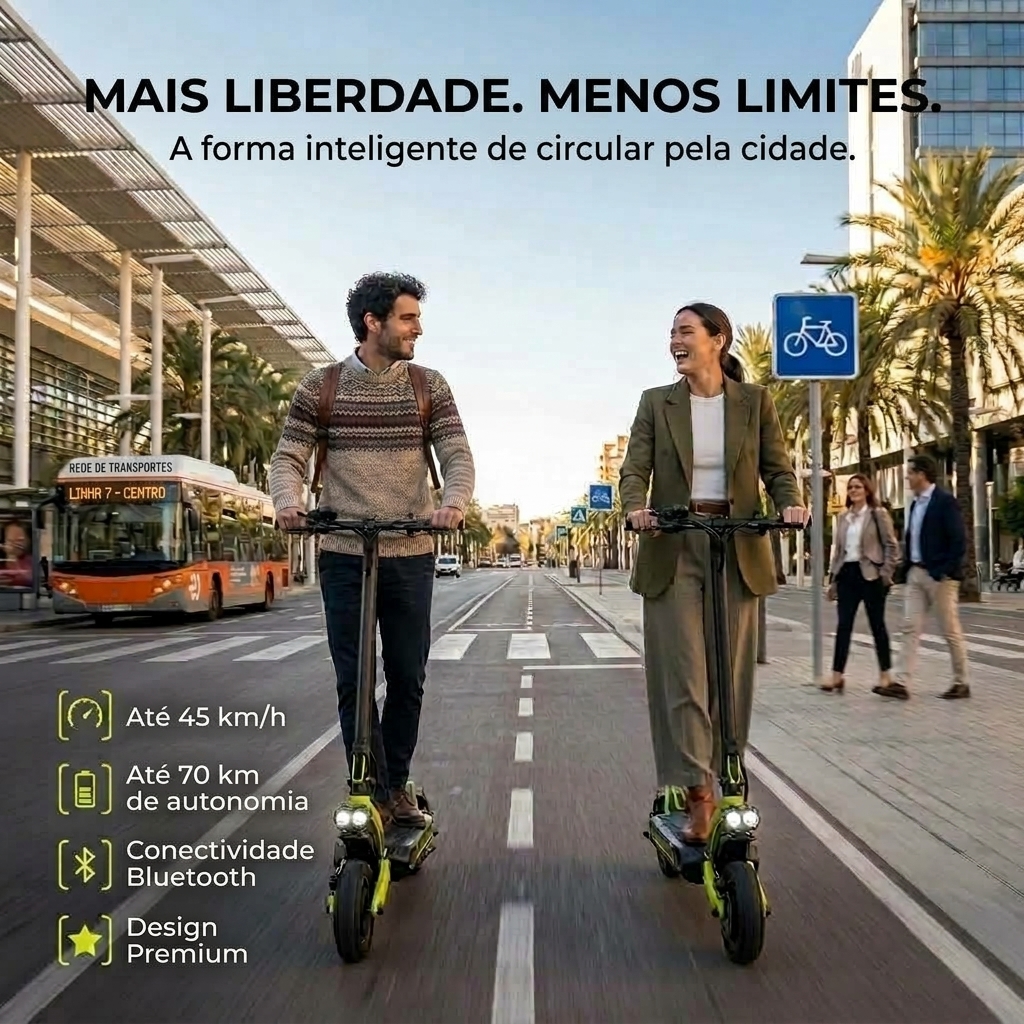 Mais liberdade, menos limites na cidade