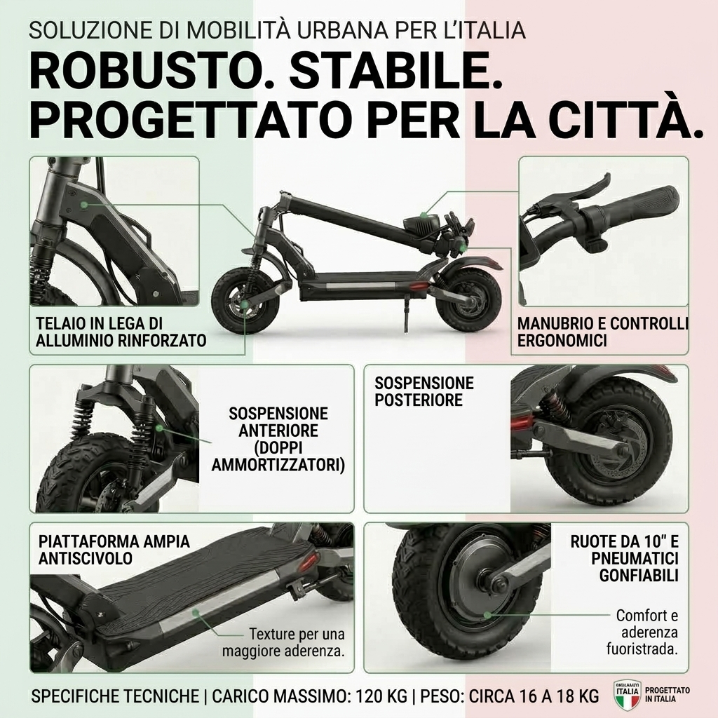 Robusto, stabile, progettato per la città