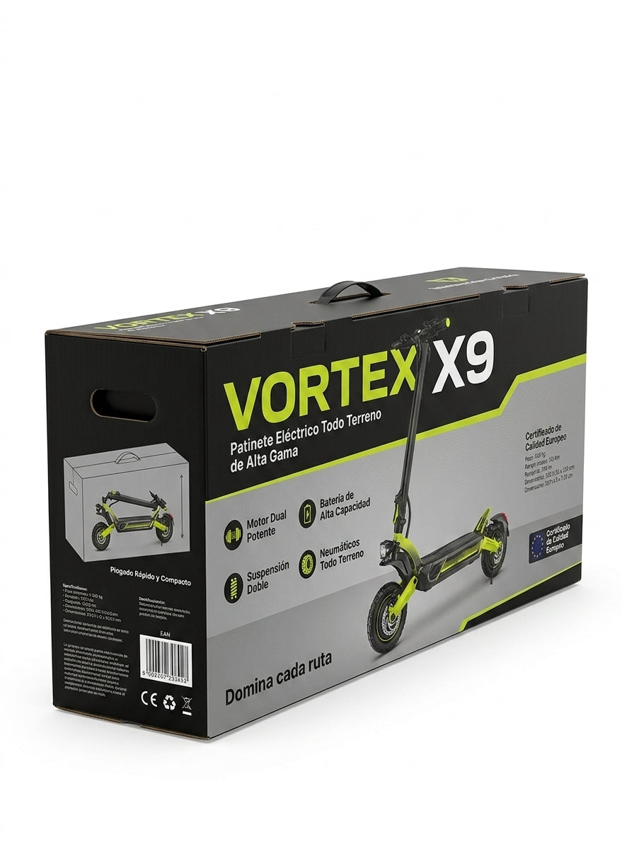 VORTEX X9 2x2 connected via an app.